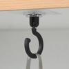 Wall Key Hanging Door Back Coat Hooks Ceiling Rotating Hook No Drilling No Trace Roof Wall Ceiling Special Strong Adhesive Hook