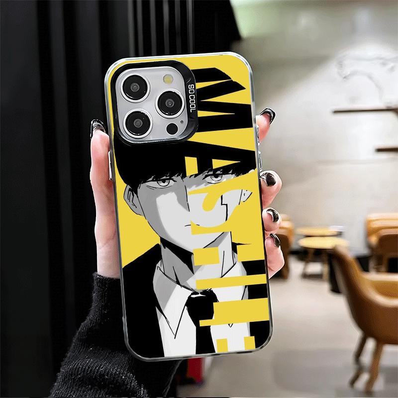 Mashle Magic And Muscles Anime Soft Phone Case for iPhone 15 16 17 Pro Max 17Air 16E 14 Plus 13 12 Mini Shockproof Cover Back Sh