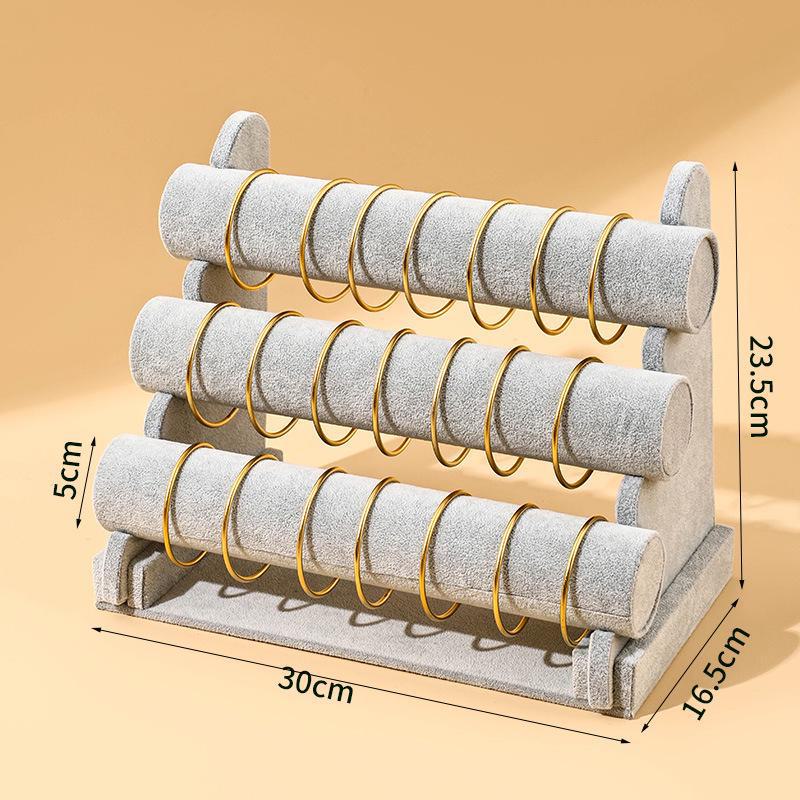 

Трехслойная фланелевая подставка для браслета и часов three-layer
