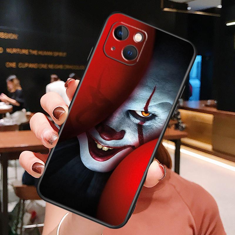Clown Case For iPhone 14 15 16 Pro Max 11 12 13 Mini X XR XS Max 14 Plus Soft Cover