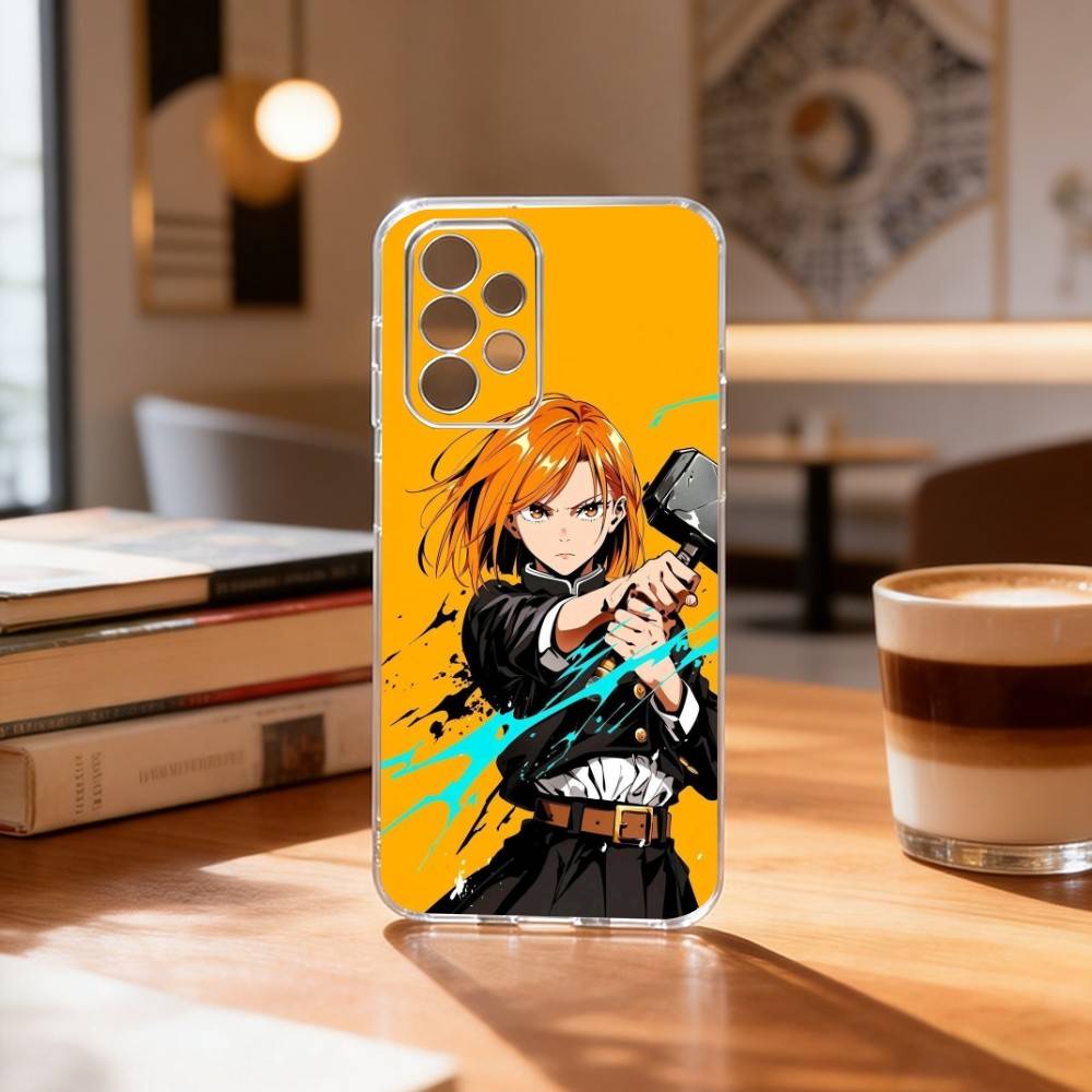 

J-Jujutsu Kaisen K-Kugisaki N-Nobara Phone Case For Samsung S25,S24,S21,S22,S23,S30,Ultra,S20,Plus,Fe Transparent Cover Samsung S25Plus