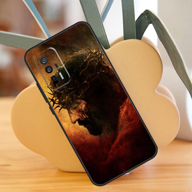 Christian Jesus Case For Xiaomi 14 13 Ultra 11T 12T 13T Pro 12 Lite POCO F6 F5 X6 M6 Pro X5 X3 F3 M5s Cover