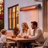 Terrace Infrared Heater 3000 W IP65 9 Heat Levels Timer 24 H Touch/Remote Control LED Display