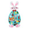 Toddler DIY Felt Rabbit Set Wall Hanging Bunny Crafts Ornaments for Home Party Decoration