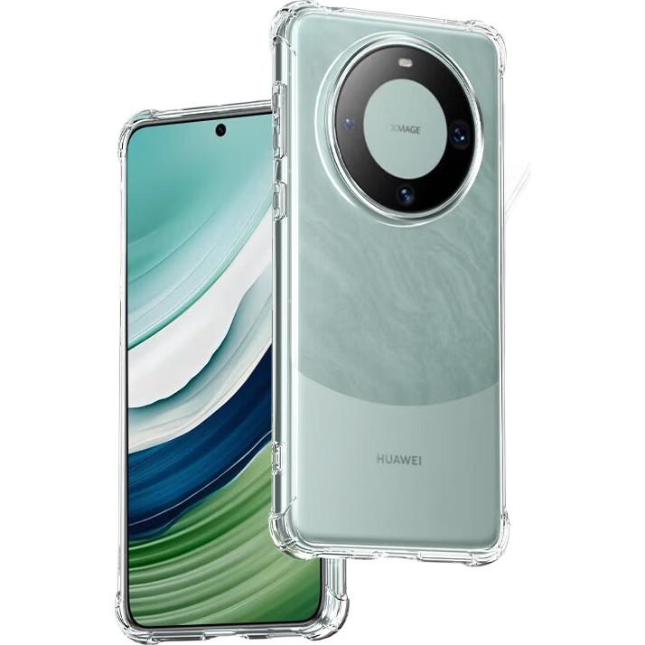 ESCASE Ultra-Thin Full Protection Silicone Airbag Case for Huawei Mate60, Shockproof Ultra-Light TPU Soft Transparent Cover
