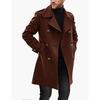 Große Größe Herbst und Winter Wollmantel Herren Wollmantel Multi-Farbe Größe