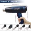 Industrial Hair Dryer Heat Gun 2000W Hot Air Gun Air Dryer For Soldering Thermal Blower Soldering Station Shrink Wrapping Tools