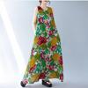Fără mâneci Plus size vintage Floral nou în rochii pentru femei rochie lejeră lungă de vară