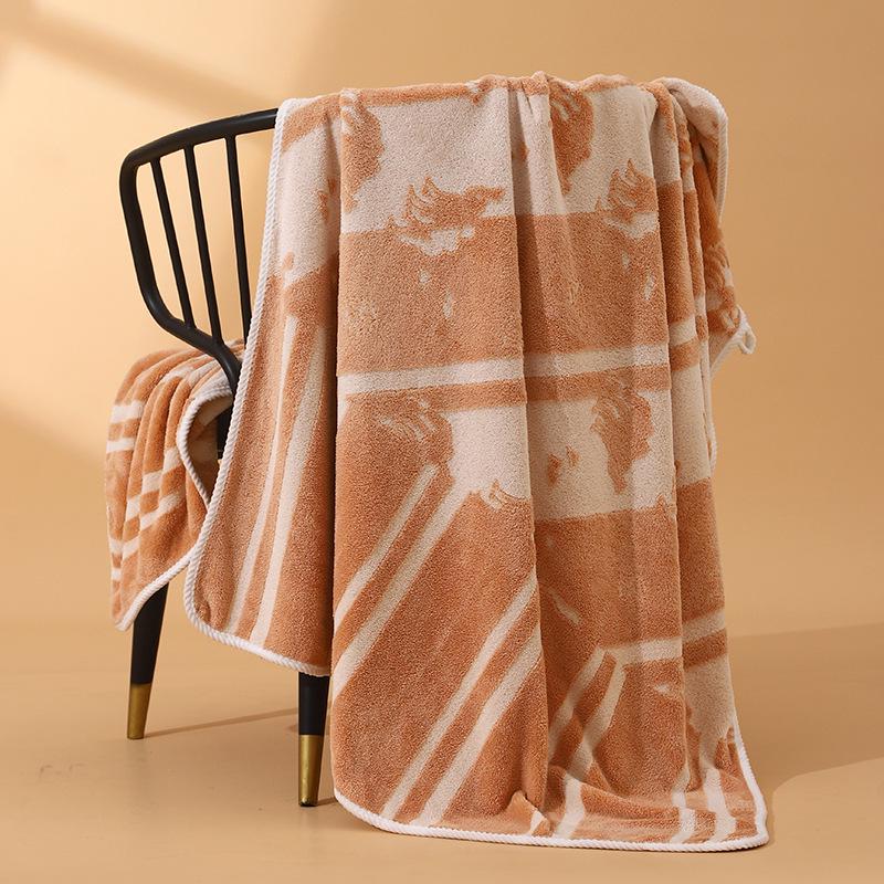 Coral Fleece Double-Sided Quick Dry Towels for Home - Mother-Child & Couple Set