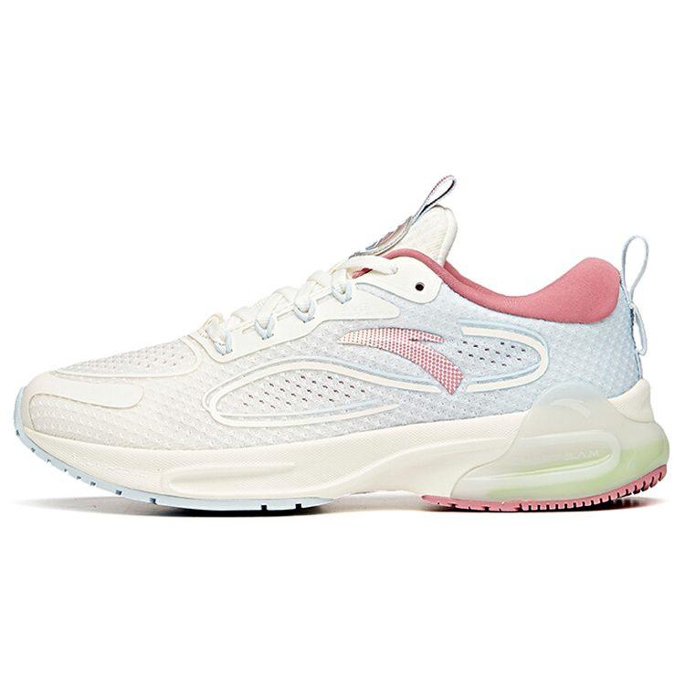 ANTA Tron 1.0 Running Shoes Women's Low Top Ivory White/Light Azure 122115586-4