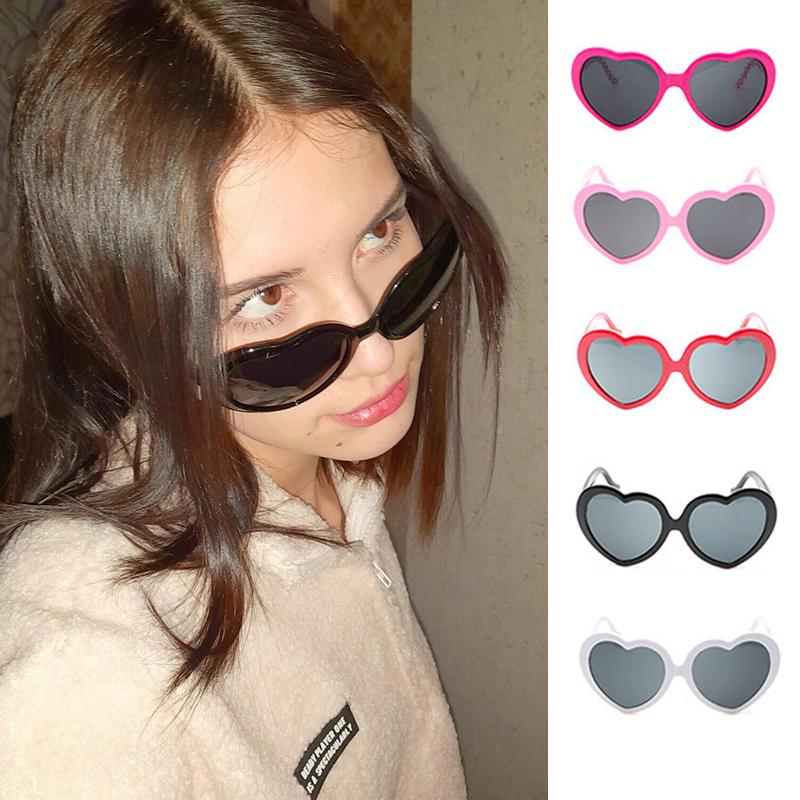 

Любящие индивидуальные солнцезащитные очки Модные новые женские солнцезащитные очки в форме сердца