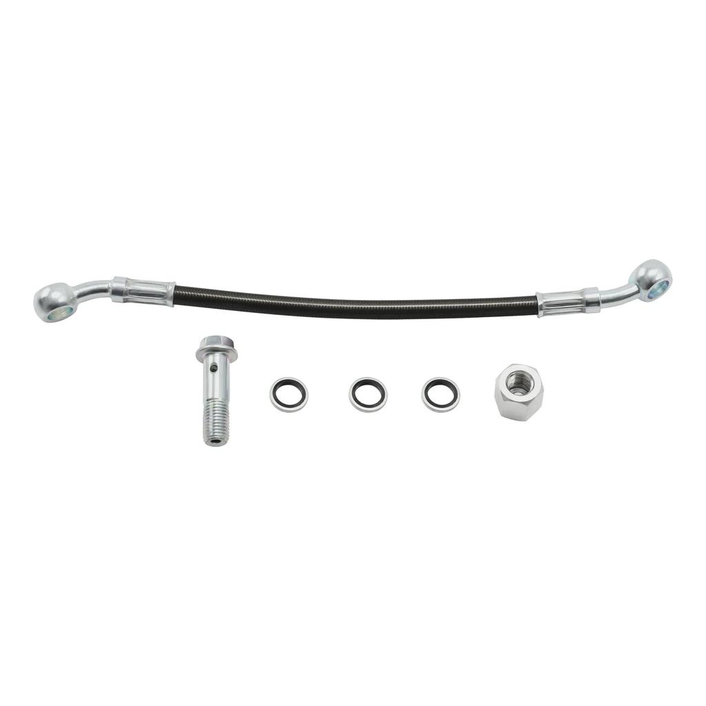 Universal Motorcycle 25cm Brake Hose Line Extend Connector Spare Parts