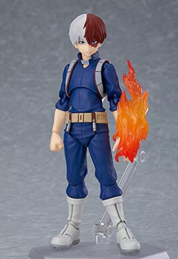Max Factory Figma My Hero Academia Shoto Todoroki Painted Movable Figure Non-scale ABS&PVC