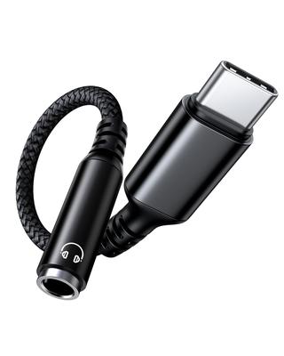 Highwings Earphone Jack Conversion Earphone Conversion Adapter Audio Adapter High Resolution Sound Quality Heavy Duty Cable with DAC Nylon Braided