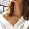 eManco Statement Necklace Women Dainty Stainless Steel Necklace Choker Pendant Necklace Fashion Jewelry