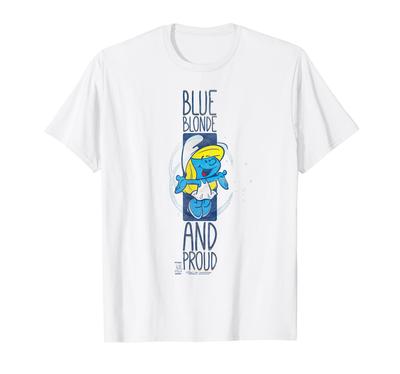 Die Schlümpfe Schlumpfine Blau, Blond und Stolz T-Shirt