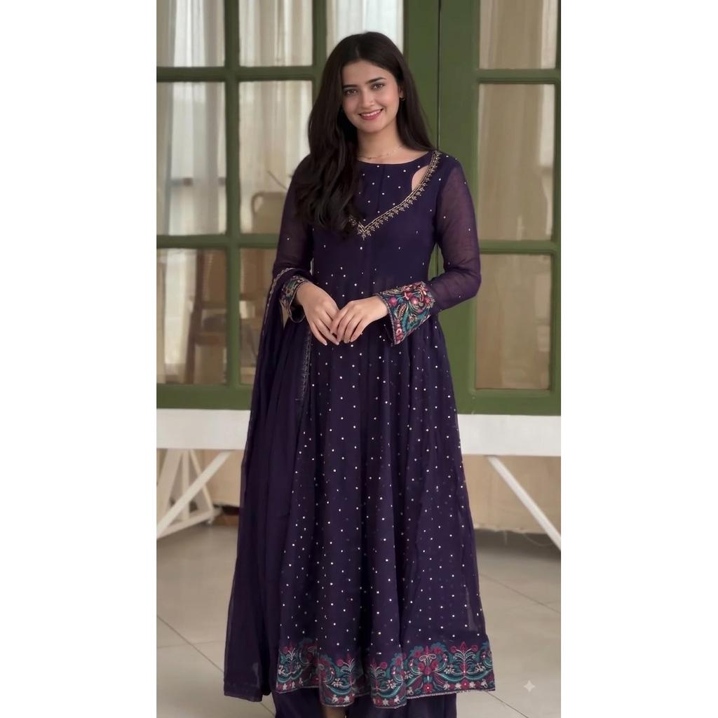 Salwar Kameez Pakistani Indian Wedding Party Wear Dress Bollywood Anarkali Suit