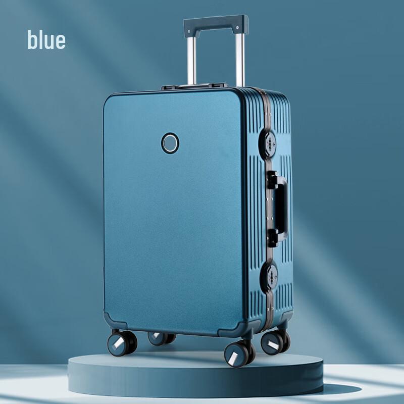 Candy Color Aluminum Frame Spinner Luggage 22 inches