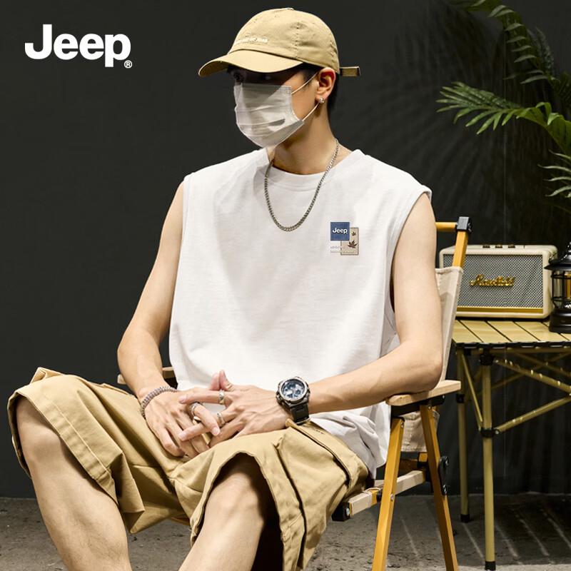 Herren JEEP 220G Schwer Baumwolle Lässig Atmungsaktives Tanktop