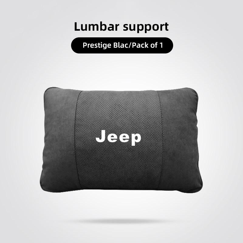 Car Interior Headrest & Lumbar Support Memory Foam Core For Jeep Grand Cherokee Wrangler JK Gladiator Compass Renegade Wagoneer AMO1
