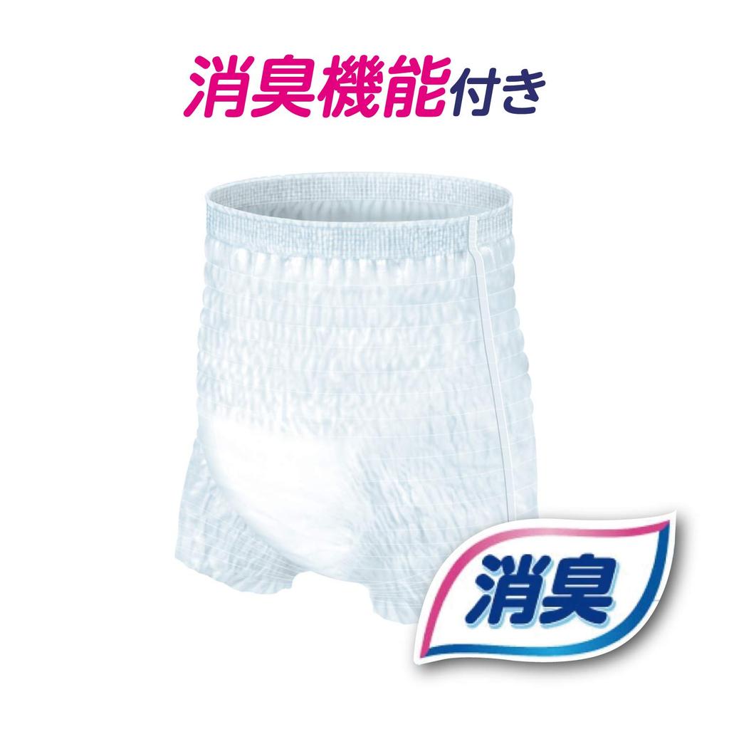 Attends Long Leg Size 18 Count Thin, Smooth, Long-Lasting Pants, Length, Unisex, M,