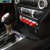 Red Center Console Dashboard Switch Cover Trim Fit For Ford Mustang 2015-2017 T
