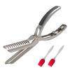 Rib Membrane Remover Cleaning Brush Set Stainless Steel Rib Preparation Kit Professional Grade Meat Film Remover BBQ Tools