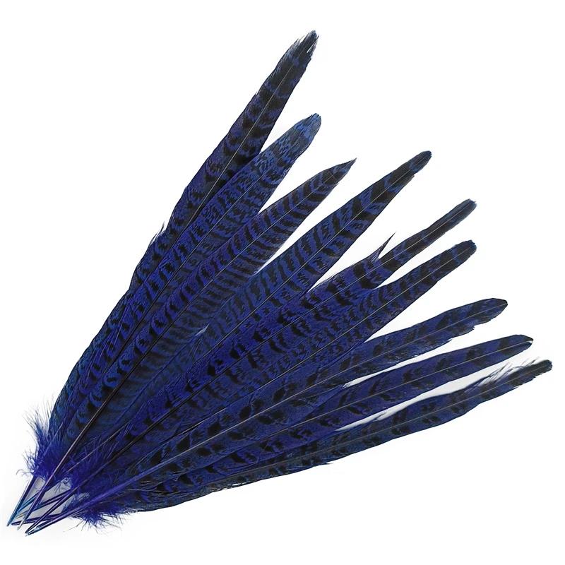 Colorful Pheasant Feathers Table Centerpieces Handicraft Accessories 25-30Cm Natural Plumes Diy Headdress Decoration
