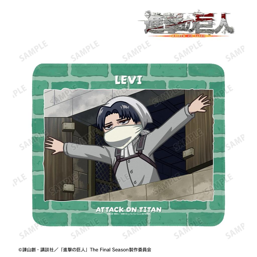 TV Anime on Levi Yurukoma Mouse Pad "Attack Titan"