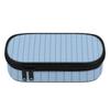Pen Case Portable Strong Polyester Fabric Zipper Closure with Main Pocket Mesh Layer and Removable Pen Divider for Students