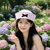 Bow Navy Hat JK Beret Hat Sweet Painter Hat  Rave Festivals