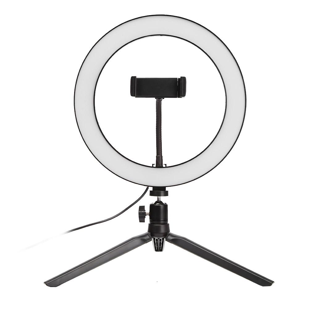USB Powered LED Selfie Ring Light Live Studio Photography Phone Fill