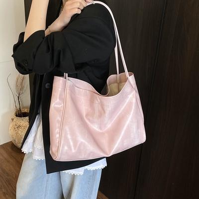 Premium Schultertasche modische Atmosphäre vielseitiger Bucket Damenhandtasche Handtasche Damen einfache Tragetasche