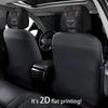 Quick Install Car Headrest Covers Bear Or Themes Strong Polyester Component Elegant Interior Accessories for Car