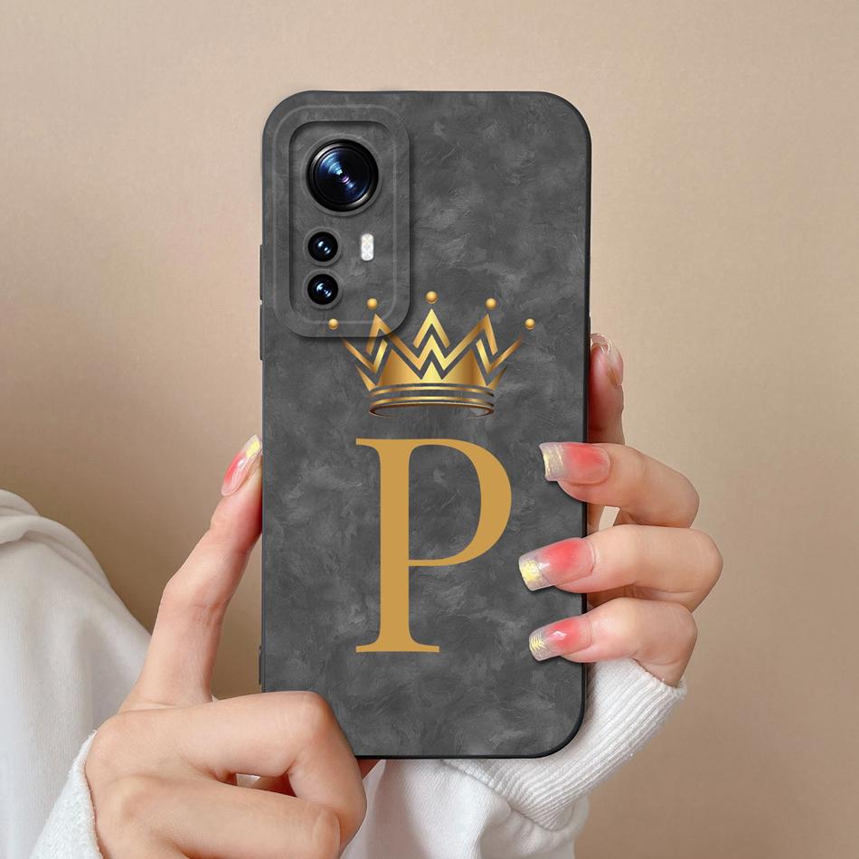 For Xiaomi 12 Pro Ultra 12 Lite 12X Phone Case Fashion Letters High Quality Bumper For Xiaomi12 Soft Liquid Silicone Funda Capa