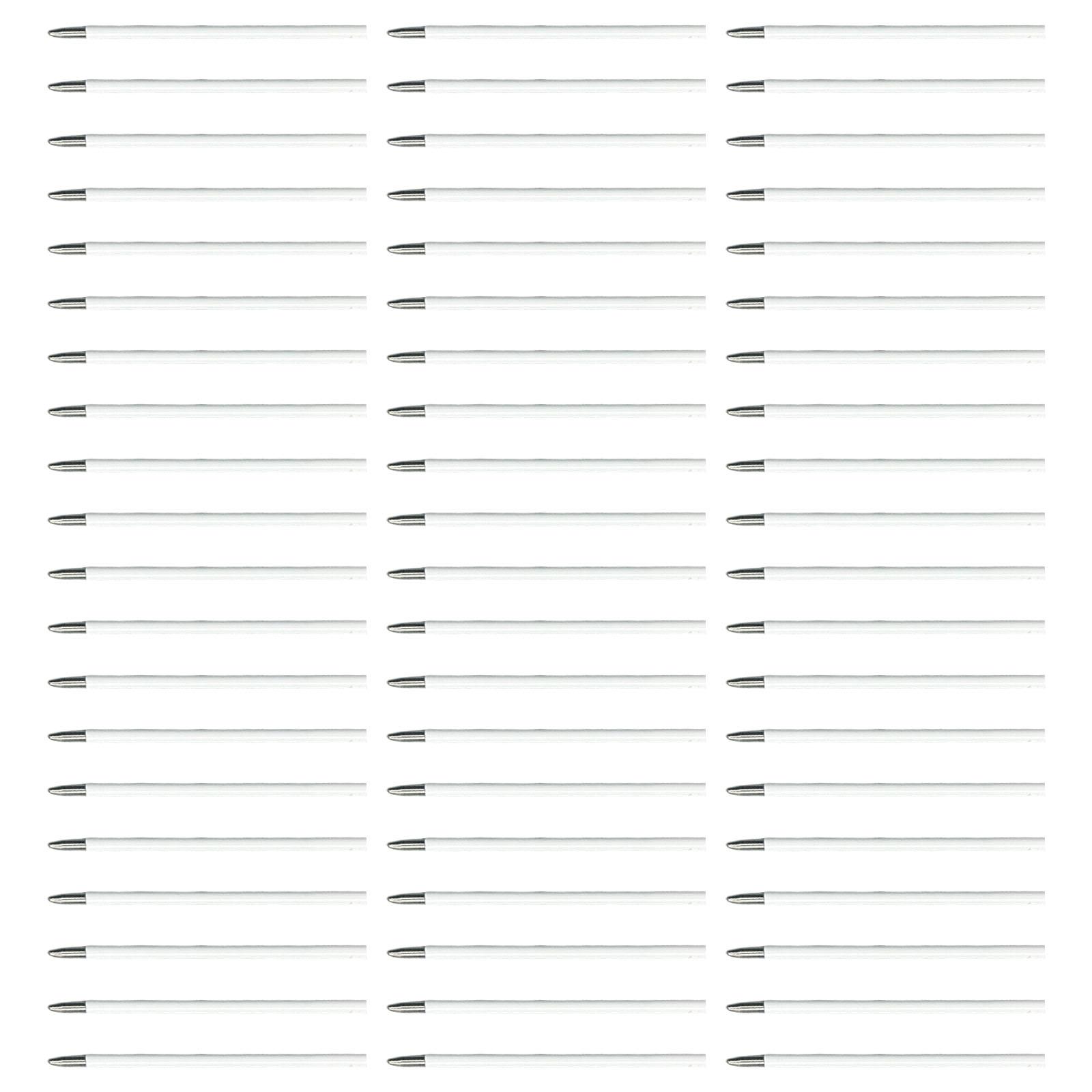 

60 Pcs Black/Blue Ink Beadable Pen Refills Ballpoint Pen Refills 1.0mm Replaceable Pen Refills for Students Teacher