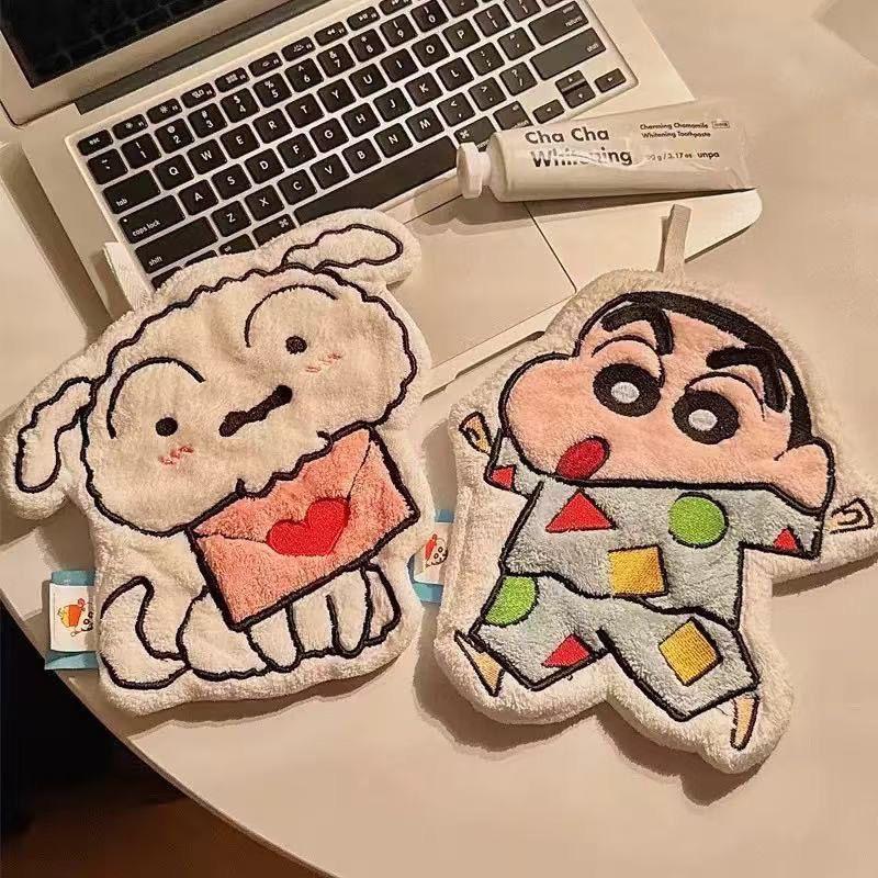 Neues Crayon Shin-Chan Anime Cartoon Handtuch Niedlich zum Aufhängen Super Saugfähig Verdicktes Handtuch für Badezimmer und Küche