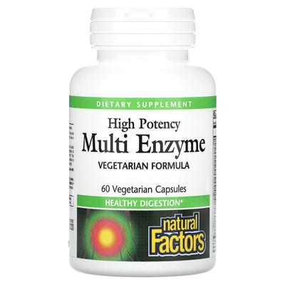 Hochwirksames Multi-Enzym, 60 pflanzliche Kapseln