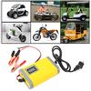 Carregador 12V para Carro Veículo Motocicleta Bateria de Armazenamento Carregador com Display LCD