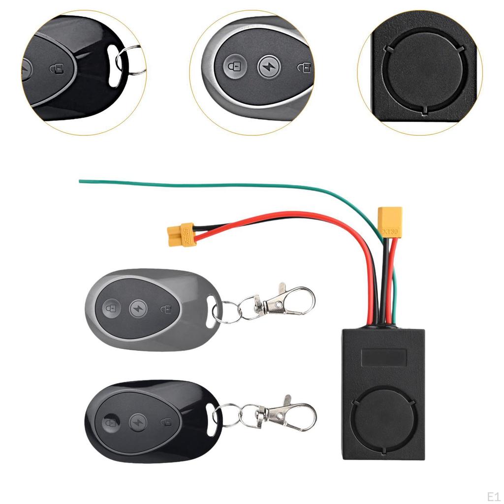 Electric Scooter Alarm XT30 Interface 115 dB Safe Anti Theft Security System
