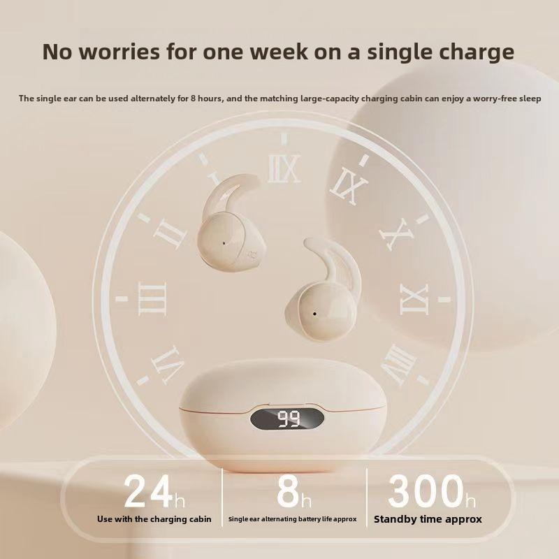 Cross-border Hot S808 Mini Bluetooth Headset Digital Noise Cancelling Sleep Headset Low Latency In-ear Ultra-long Battery Life