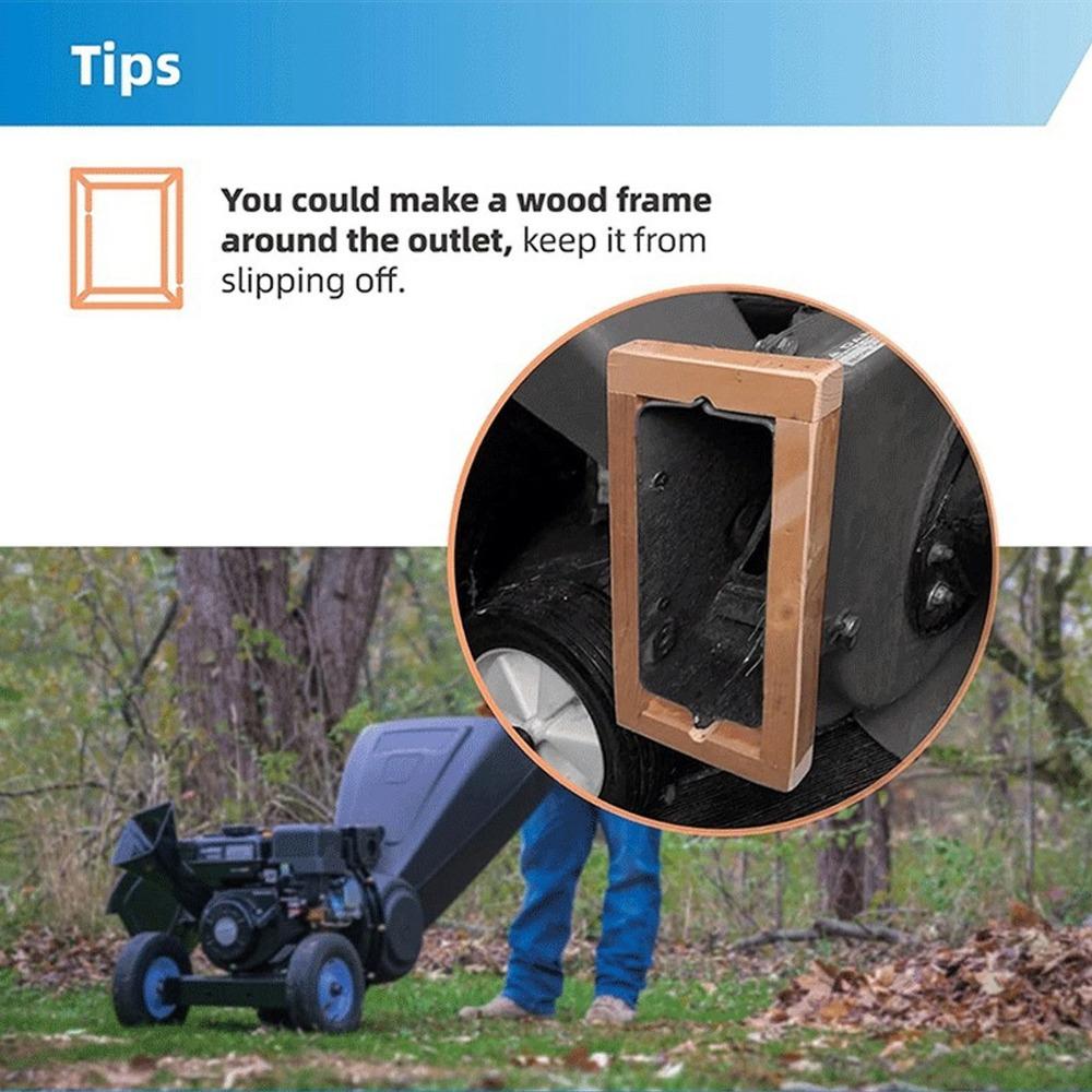 Nylon Wood Chipper Bag Heavy Duty Wood Chipper Collection Bag Universal Bag  Leaf Collection