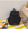 Schoolbag Vitality Low Saturation Color Matching Drawstring Backpack Female College Student Schoolbag Lightweight Outing Versatile Backpack