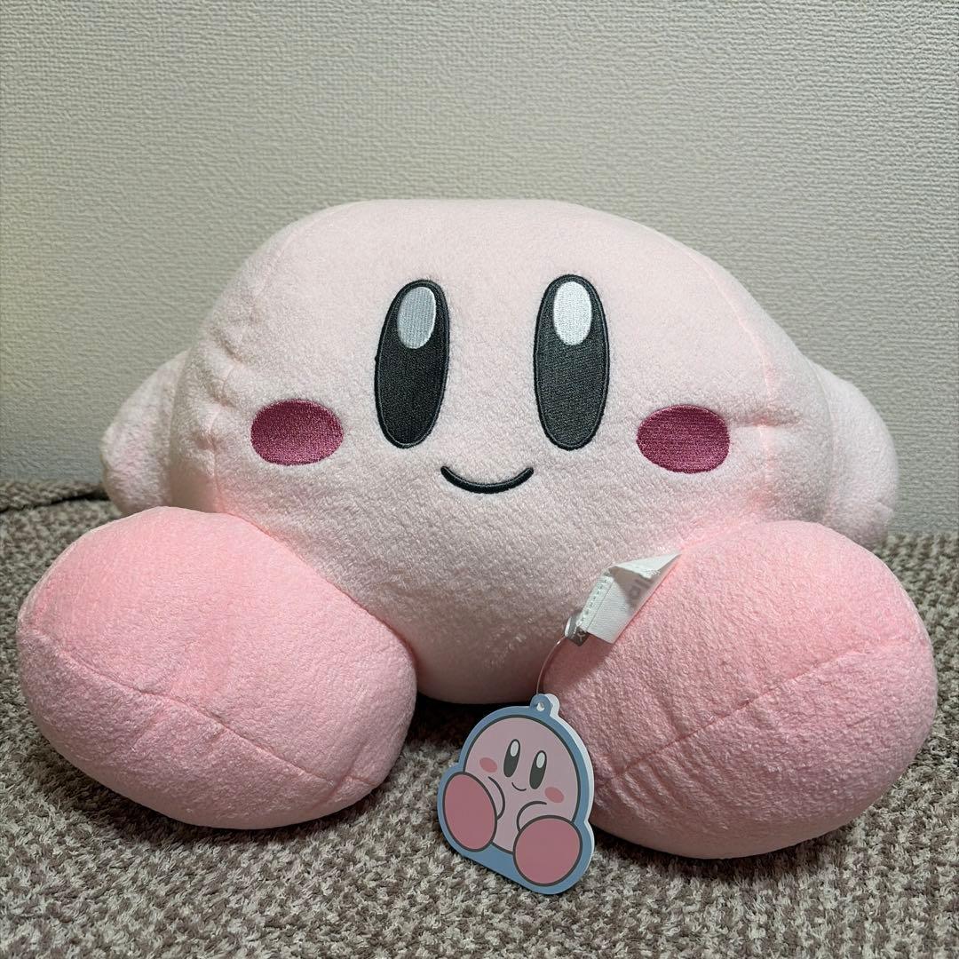 [New, unused, with tag] Kirby s Dream Land BIG stuffed toy with gentle texture