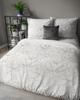 Satin Bedding 160X200 Detexpol Cream Lotus Flowers