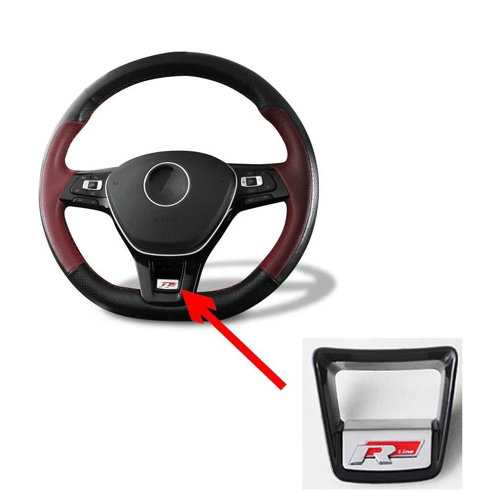 efg1 Car Steering Wheel Logo Emblem Sticker Decals for Volkswagen VW Jetta Touran POLO Golf MK4 MK5 MK7 Tiguan Passat TSI TDI