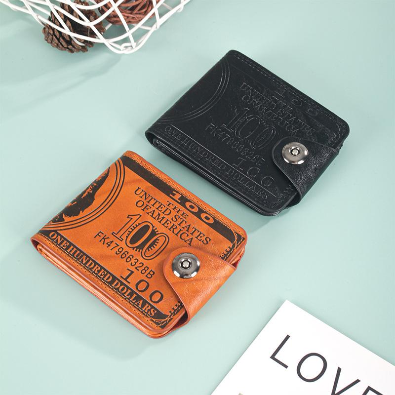 Explosive Men's Wallet Pattern Explosive Ultra-light Bag Multifunctional Retro Multi-card Position