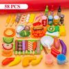 Mini Kitchen Pretend Playing Playthings Barbecue Kit Children's Cooking Simulation Food Multi-set Christmas Gift Idea For Children Toddlers Playthings