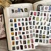 181200pcs (4 Sheets)Vintage Letter Stickers. A-Z UpperLowercase. Matte Paper for Scrapbooking Planners  DIY Crafts. Durable.