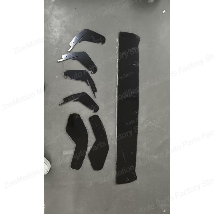 Para Volkswagen Golf MK7.5 GTI TCR 2017-2020 Difusor Trasero Placa Spoiler Labio Splitter Kit de Carrocería Tuning Accesorios para Coche